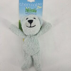 Thermal Aid Zoo Minis Heating Cooling Pack Blue Bear Plush Toy Kids New